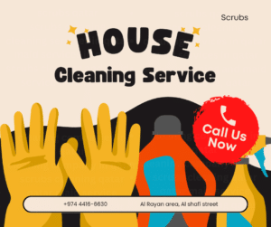 Cleaning Services in Doha, Qatar by Scrubs.qa